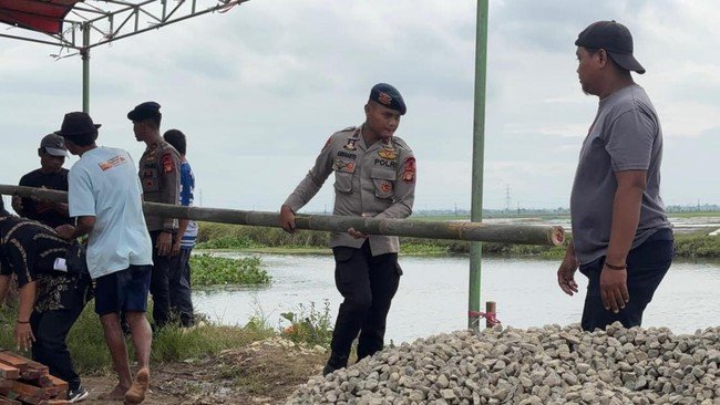 Surya Borneo News : Jembatan Merah Putih Presisi Mulai Dibangun PMJ, Bantu Akses Warga Pebayuran Bekasi