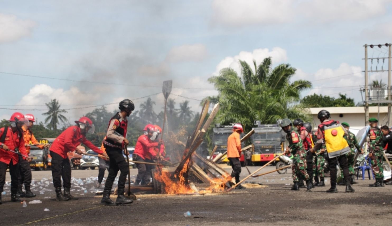 Kapolda Sumsel Turun Langsung di OKI, Pimpin Apel Besar dan Tekankan Siaga Karhutlah